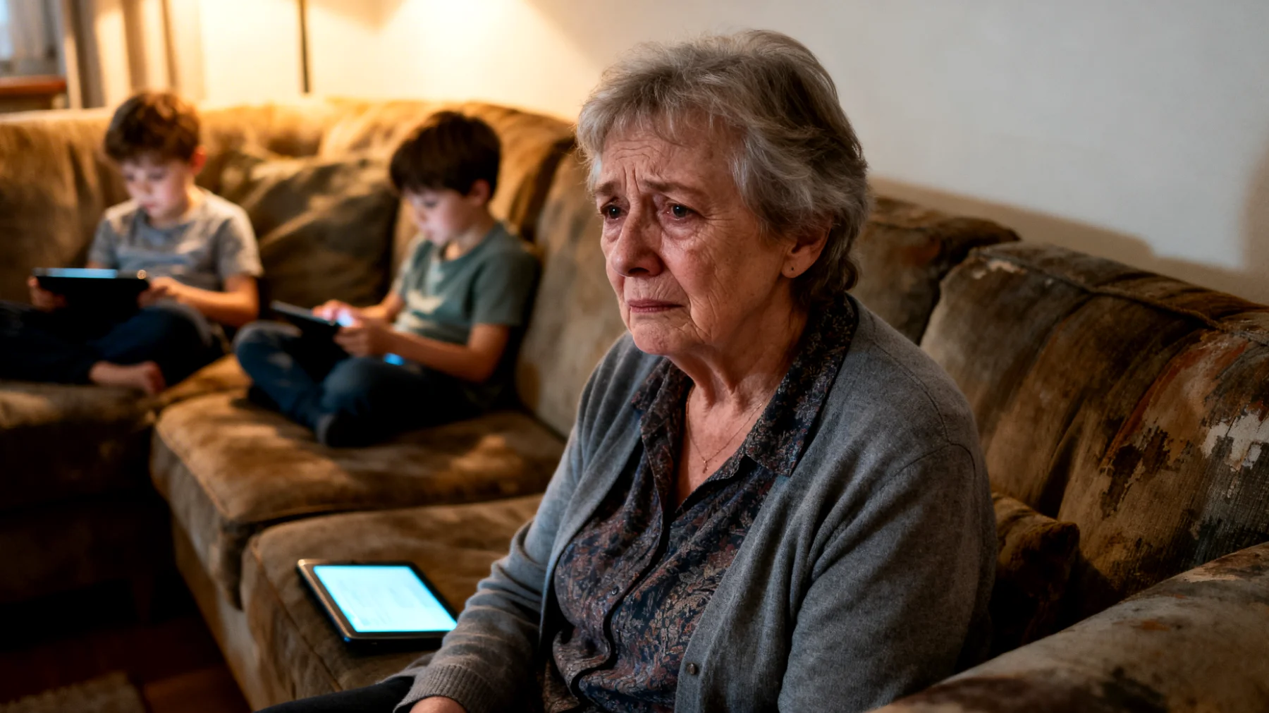Oma heeft weinig quality time met haar kleinkinderen en worstelt met het creëren van betekenisvolle momenten samen"
